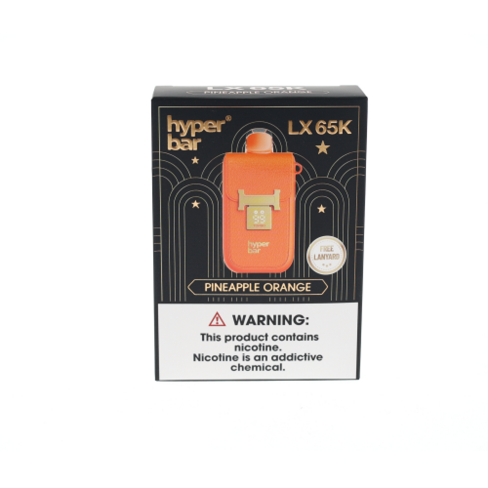 Hyper Bar LX65K (Dispo)(65000Puff)(25mL)-Pineapple Orange

