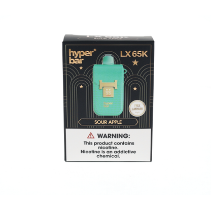 Hyper Bar LX65K (Dispo)(65000Puff)(25mL)-Sour Apple

