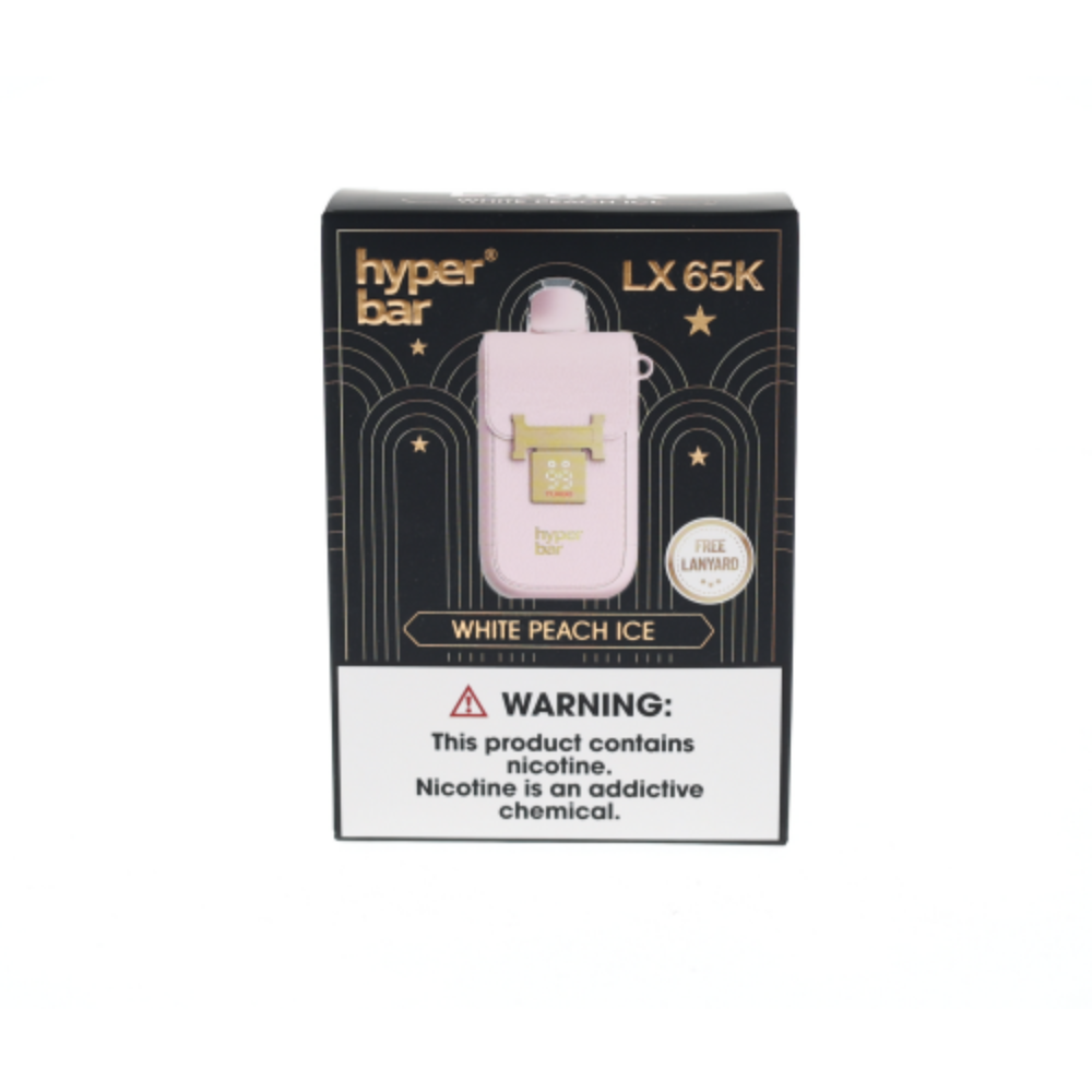 Hyper Bar LX65K (Dispo)(65000Puff)(25mL)-White Peach Ice

