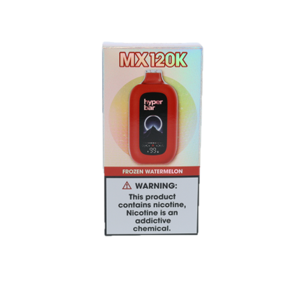 Hyper Bar MX120K (Dispo)(120,000Puff)(40mL)-Frozen Watermelon



