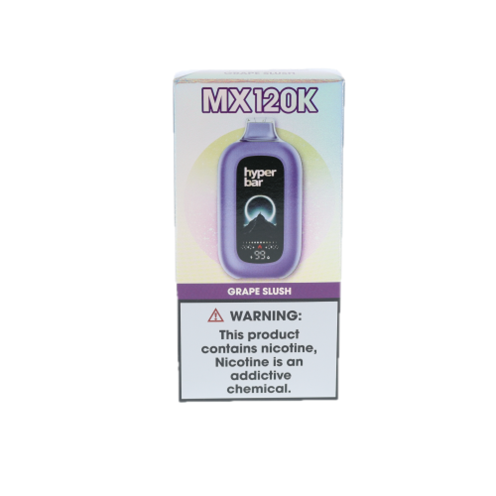 Hyper Bar MX120K (Dispo)(120,000Puff)(40mL)-Grape Slush