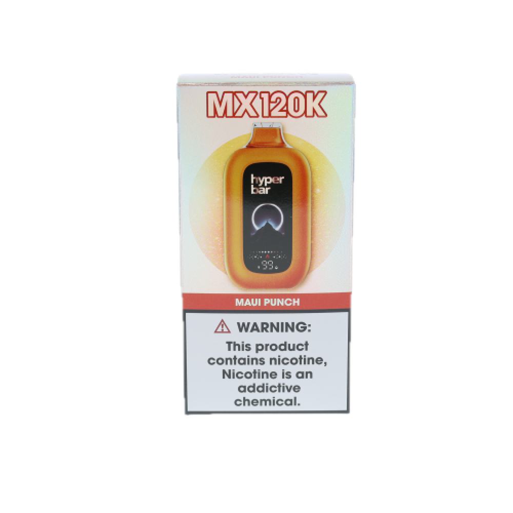 Hyper Bar MX120K (Dispo)(120,000Puff)(40mL)-Maui Punch

