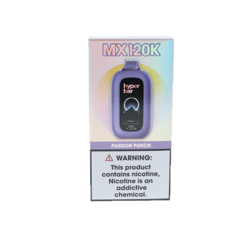 Hyper Bar MX120K (Dispo)(120,000Puff)(40mL)-Passion Punch

