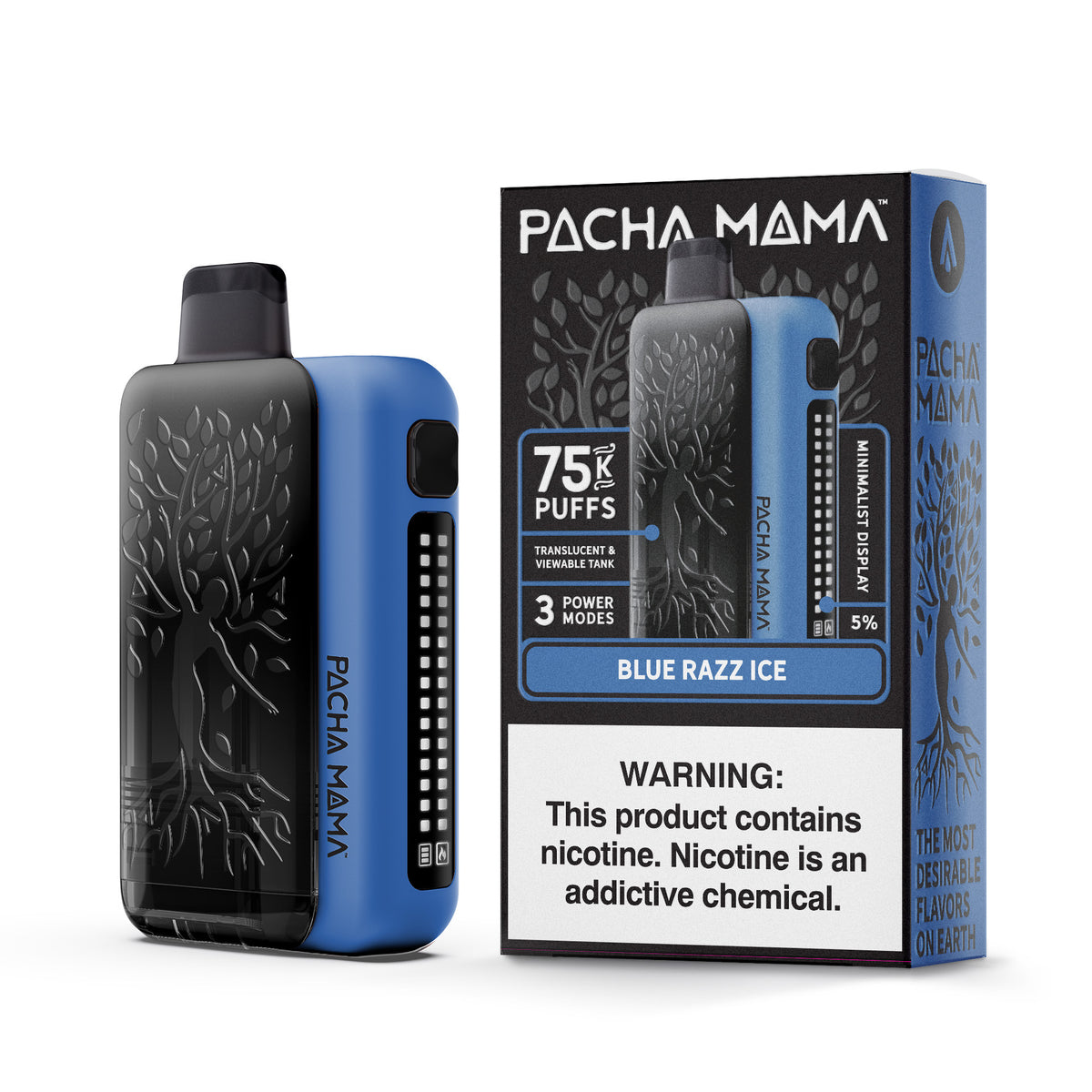 Pachamama (Dispo)(75000Puff)(15mL)-Blue Razz Ice

