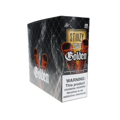 STIIIZY (DSPLY 15pc)(Cones)(2-Pack) Cigar Leaf Cones - Golden