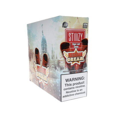 STIIIZY (DSPLY 15pc)(Cones)(2-Pack) Cigar Leaf Cones - Russian Cream