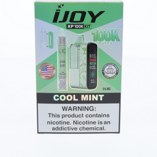 iJoy XP100K (Dispo) (100,000Puff)(18mL) + 15mL (LIQ Salt)-Cool Mint
