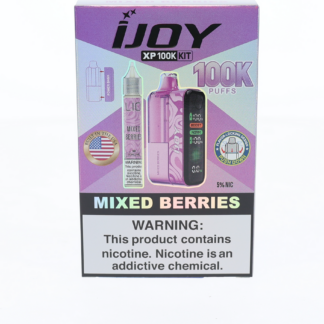 iJoy XP100K (Dispo) (100,000Puff)(18mL) + 15mL (LIQ Salt)-Mixed Berries
