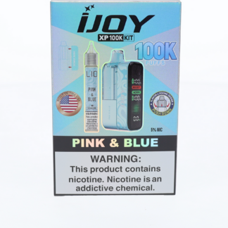 iJoy XP100K (Dispo) (100,000Puff)(18mL) + 15mL (LIQ Salt)-Pink & Blue