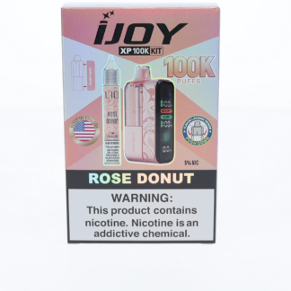 iJoy XP100K (Dispo) (100,000Puff)(18mL) + 15mL (LIQ Salt)-Rose Donut
