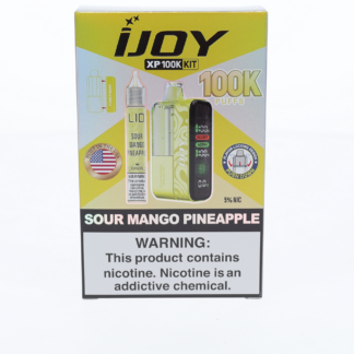 iJoy XP100K (Dispo) (100,000Puff)(18mL) + 15mL (LIQ Salt)-Sour Mango Pineapple

