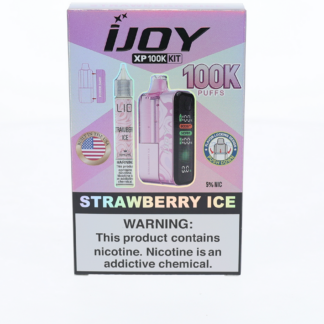 iJoy XP100K (Dispo) (100,000Puff)(18mL) + 15mL (LIQ Salt)-Strawberry Ice
