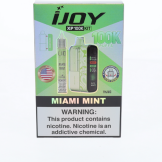 iJoy XP100K (Dispo) (100,000Puff)(18mL) + 15mL (LIQ Salt)-Miami Mint
