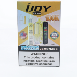 iJoy XP100K (Dispo) (100,000Puff)(18mL) + 15mL (LIQ Salt)-Frozen Lemonade

