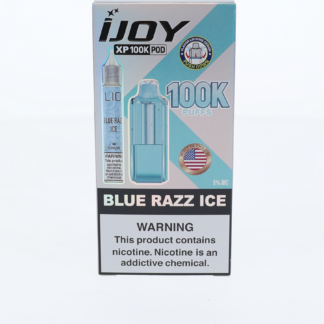 iJoy XP100K Pod (Dispo only) (100,000Puff)(18mL) + 15mL (LIQ Salt)-Blue Razz Ice


