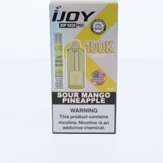 iJoy XP100K Pod (Dispo only) (100,000Puff)(18mL) + 15mL (LIQ Salt)-Sour Mango Pineapple

