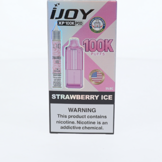 iJoy XP100K Pod (Dispo only) (100,000Puff)(18mL) + 15mL (LIQ Salt)-Strawberry Ice

