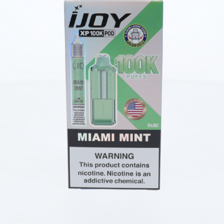 iJoy XP100K Pod (Dispo only) (100,000Puff)(18mL) + 15mL (LIQ Salt)-Miami Mint


