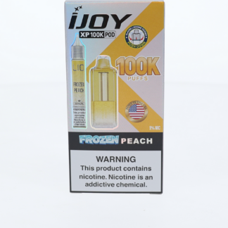 iJoy XP100K Pod (Dispo only) (100,000Puff)(18mL) + 15mL (LIQ Salt)-Frozen Peach

