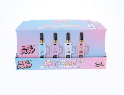 Smyle (510BATT) Mrs. Puff Cup Cart - Assorted