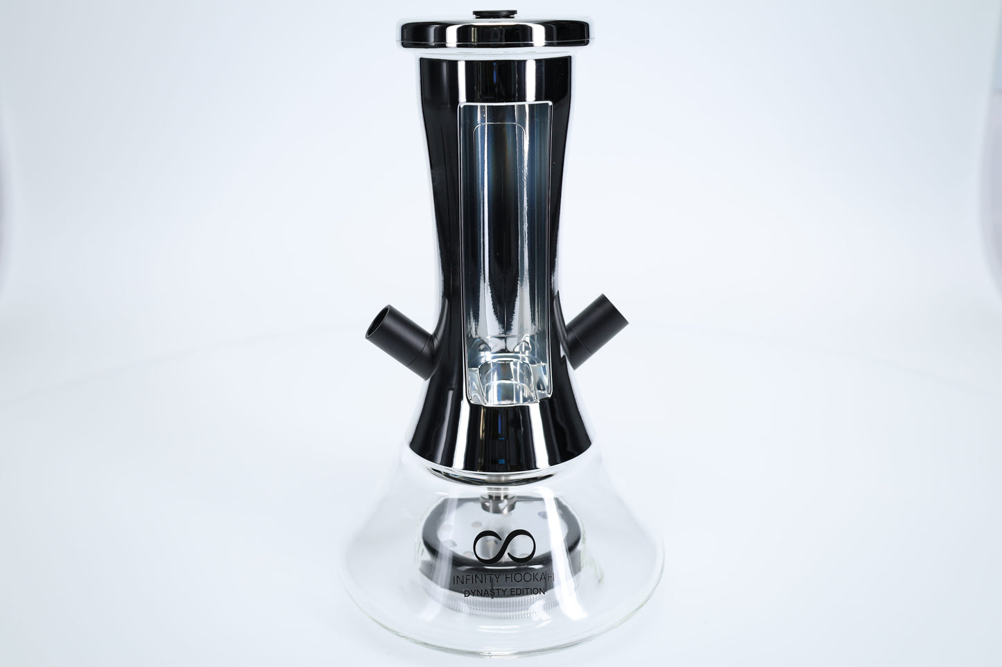 Dkhaan Infinity Portable Hookah Nest-Silver Chrome
