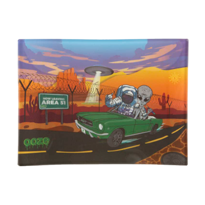 Ooze Rolling Tray – Shatter Resistant Glass