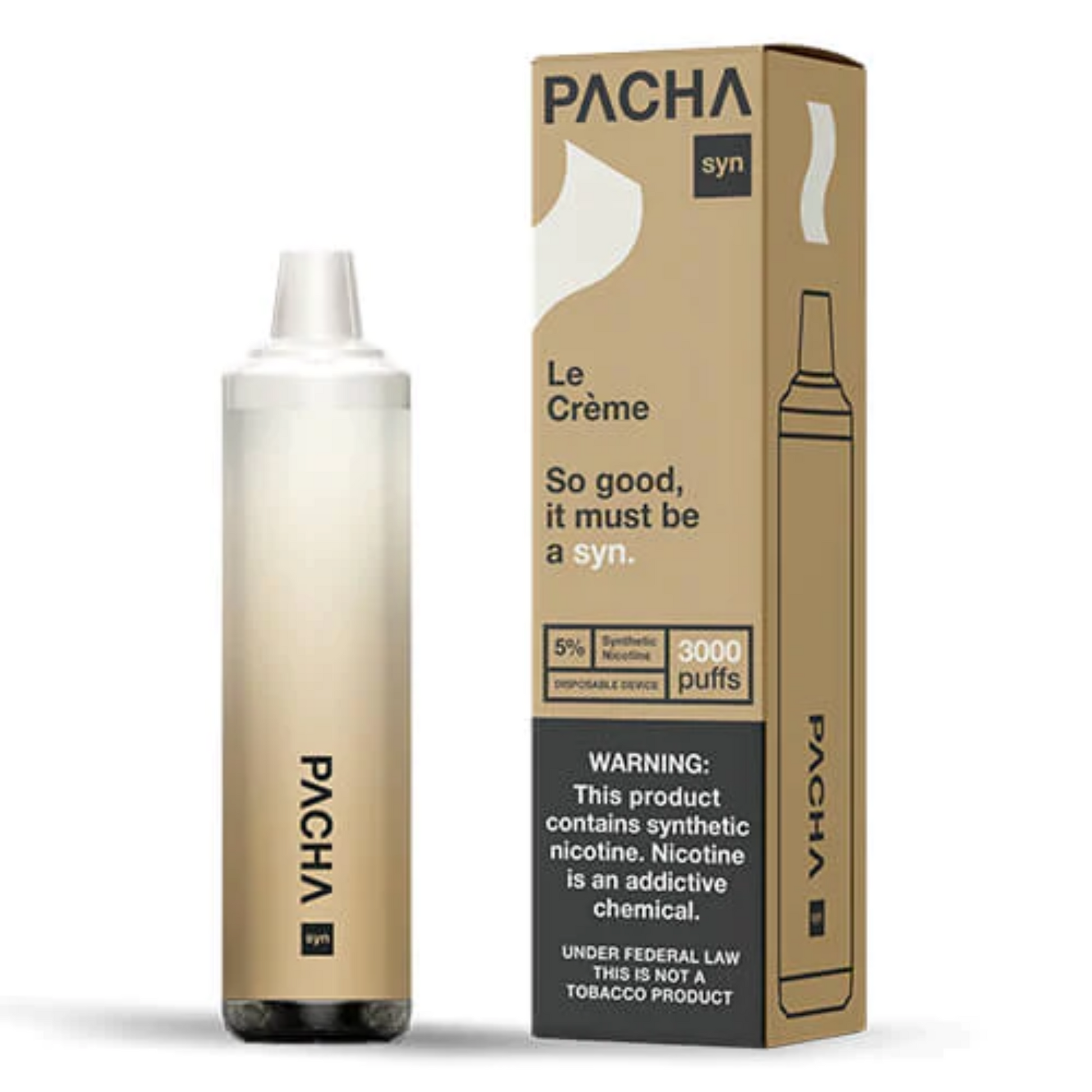 Pachamama TFN Disposable 3000 Puffs 8mL 50mg | MOQ 10 | Le Creme with Packaging