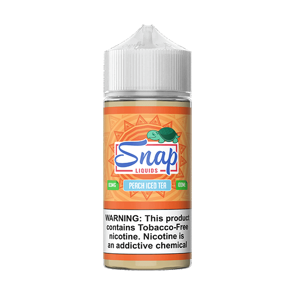 Snap Liquids Series E-Liquid 100mL (Freebase) | Peach Iced Tea