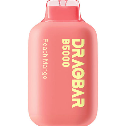 DRAGBAR B5000 Disposable | 5000 Puffs | 13mL | 50mg | MOQ 5 | Peach Mango 