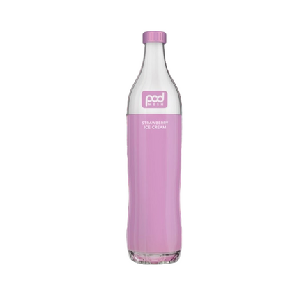 Pod Mesh Flo Disposable 3500 Puffs 10mL 50mg | MOQ 10 | Strawberry Ice Cream