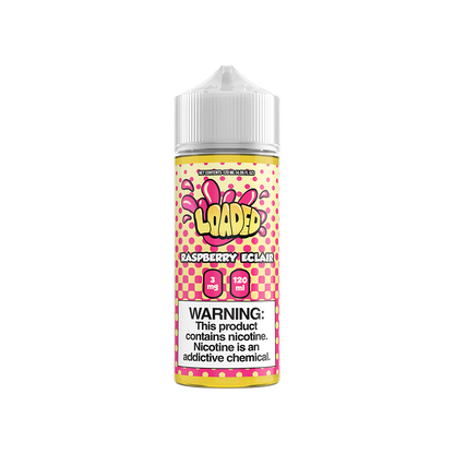 LOADED Series E-Liquid | 120mL | 3mg | Freebase | Raspberry Eclair