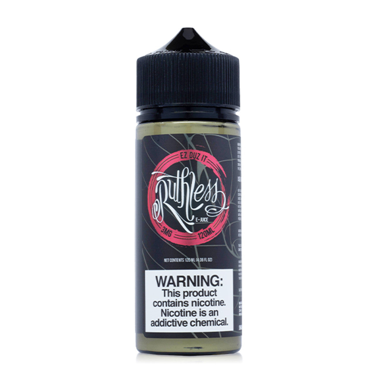 Ruthless Series E-Liquid 120mL (Freebase) Ez Duz It