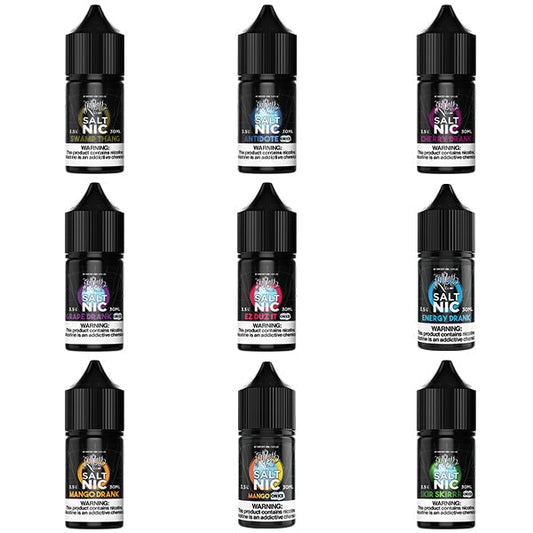 Ruthless Salt Series E-Liquid 30mL (Salt Nic) Group Photo