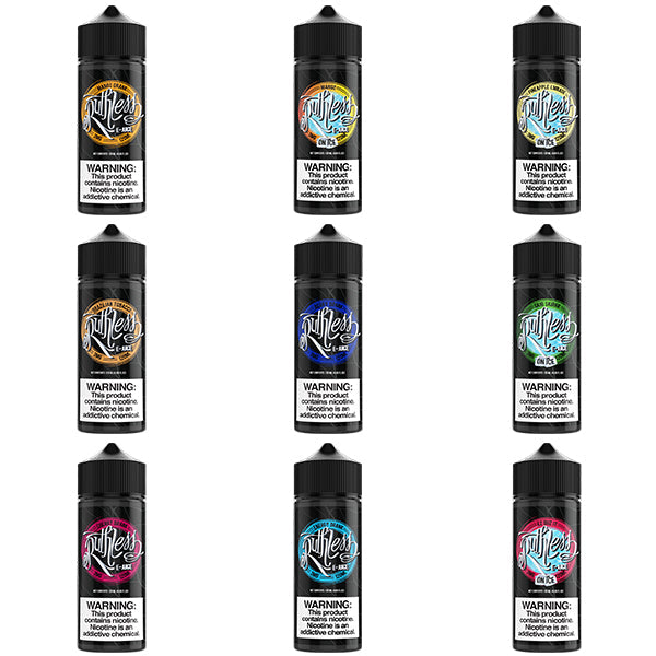 Ruthless Series E-Liquid 120mL (Freebase) Group Photo