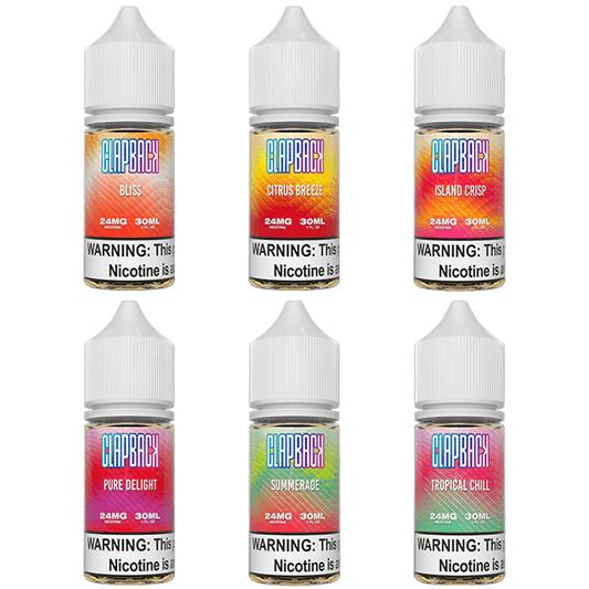 Saveurvape ClapBack TFN Salt Series E-Liquid 30mL (Salt Nic) | Group Photo