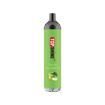 Topshine Disposable | 4500 Puffs | 10mL | 50Mg | MOQ 10 | Sour Apple