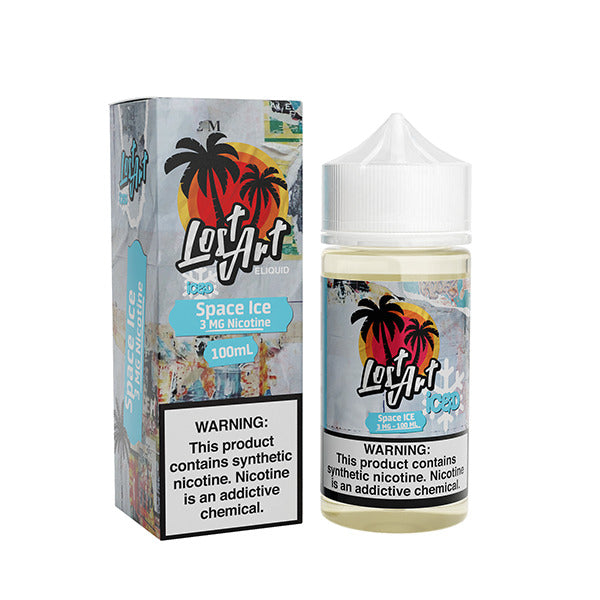 Lost Art TFN Series E-Liquid 100mL (Freebase) | Space Ice with Packaging