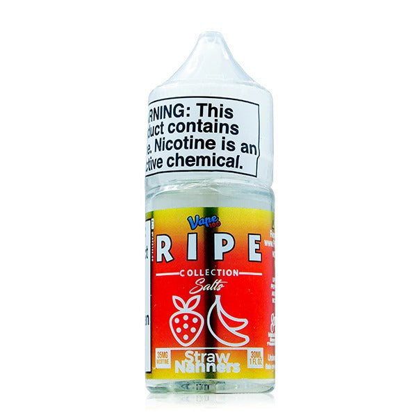 Vape 100 Ripe Salt Series E-Liquid 30mL (Salt Nic) | Straw Nanners