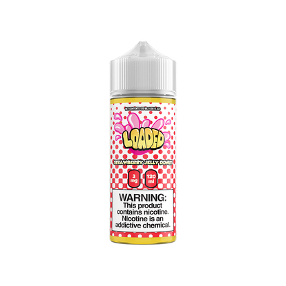 LOADED Series E-Liquid | 120mL | 3mg | Freebase | Strawberry Jelly Donut