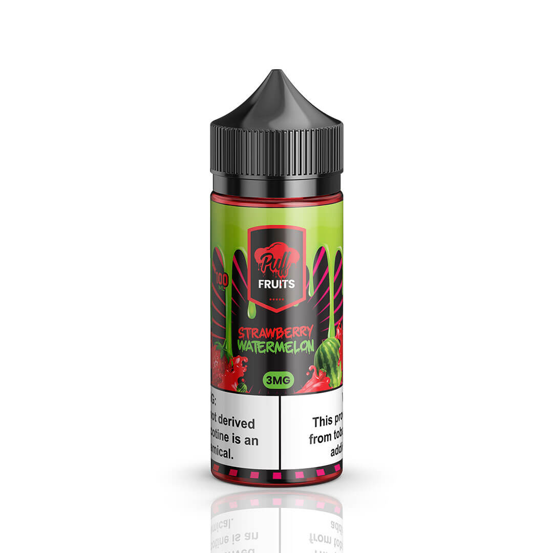 Puff Fruits & Fruit ICE Series E-Liquid 100mL (Freebase) - Strawberry Watermelon