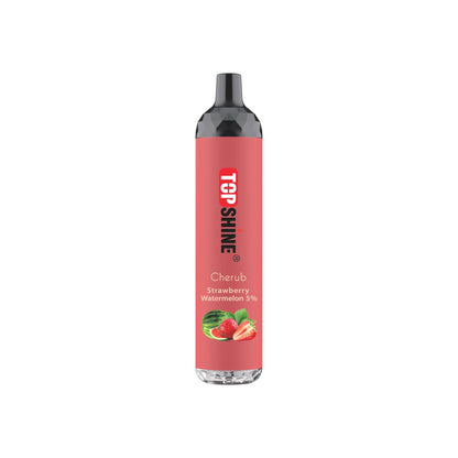 Topshine Disposable | 4500 Puffs | 10mL | 50Mg | MOQ 10 | Strawberry Watermelon