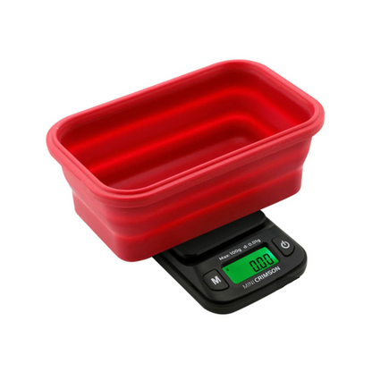 Truweigh Mini Crimson Scale Collapsible Bowl