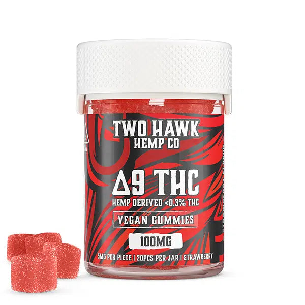 Two Hawk Hemp – D9 Gummies | 100mg