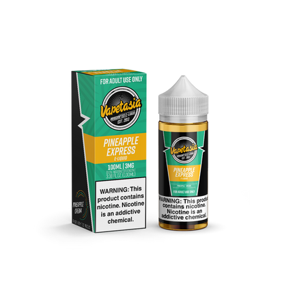 Vapetasia Series E-Liquid (Freebase) | 100mL | 3mg | Pineapple Express with packaging