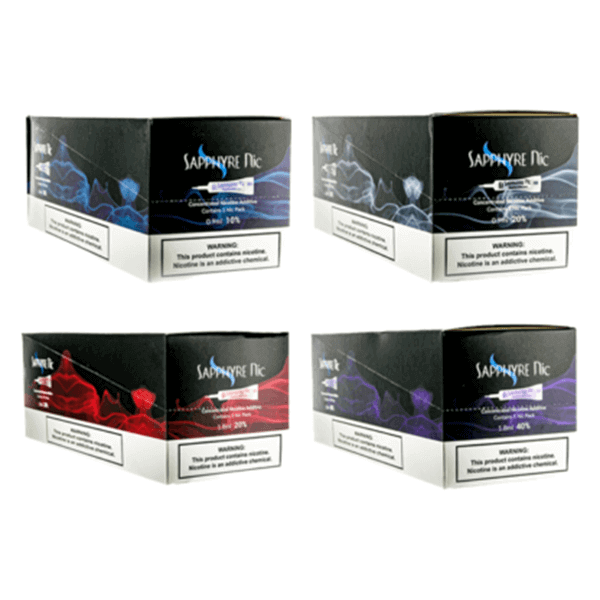 Sapphyre Nic Concentrate Unflavored Nicotine Additive Pouch (50pc Display)-Group Photo