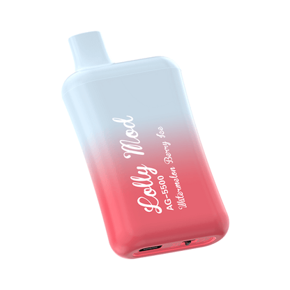 Lolly Mod Disposable 5500 Puffs 14mL 50mg | MOQ 10 | Watermelon Berry Ice