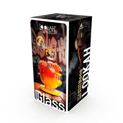 Lookah 9″ Mini Poison Apple Water Pipe (WPC1210) - Yellow packaging