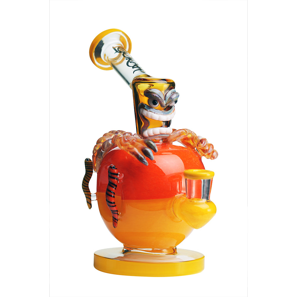 Lookah 9″ Mini Poison Apple Water Pipe (WPC1210) - Yellow