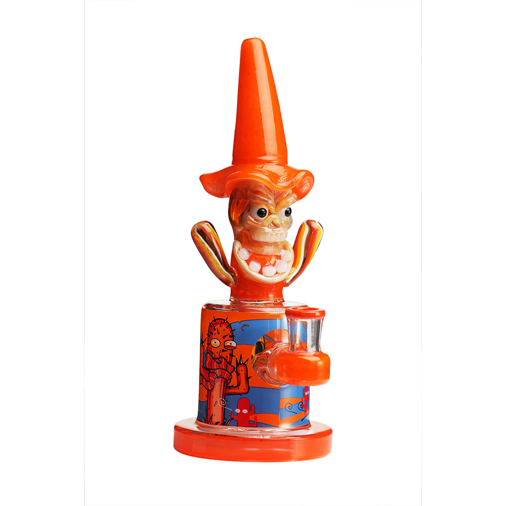 Lookah 10″ Cool Hooded Cactus Water Pipe (WPC1211) - Orange