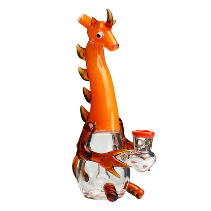 Lookah 10″ Mini Cute Dragon Water Pipe (WPC1215) - Orange
